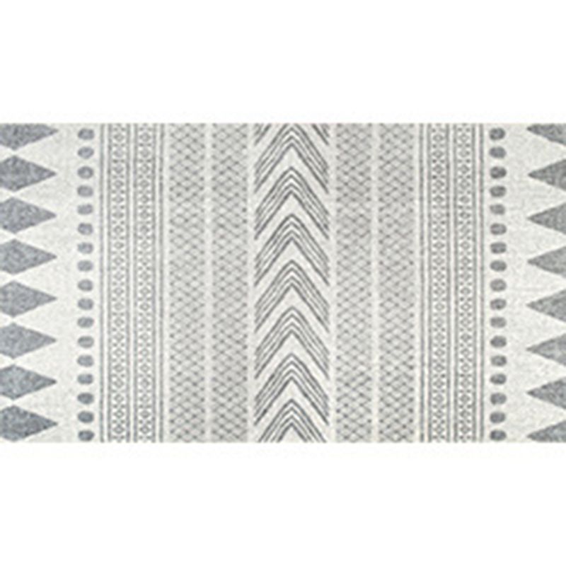 Eclectic Southwestern Area Rug Tribal Totem Polyester Rug Anti-Slip Backing Carpet for Home Decor