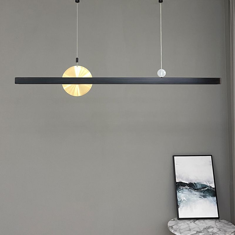 1 luminaire de l'île géométrique légère