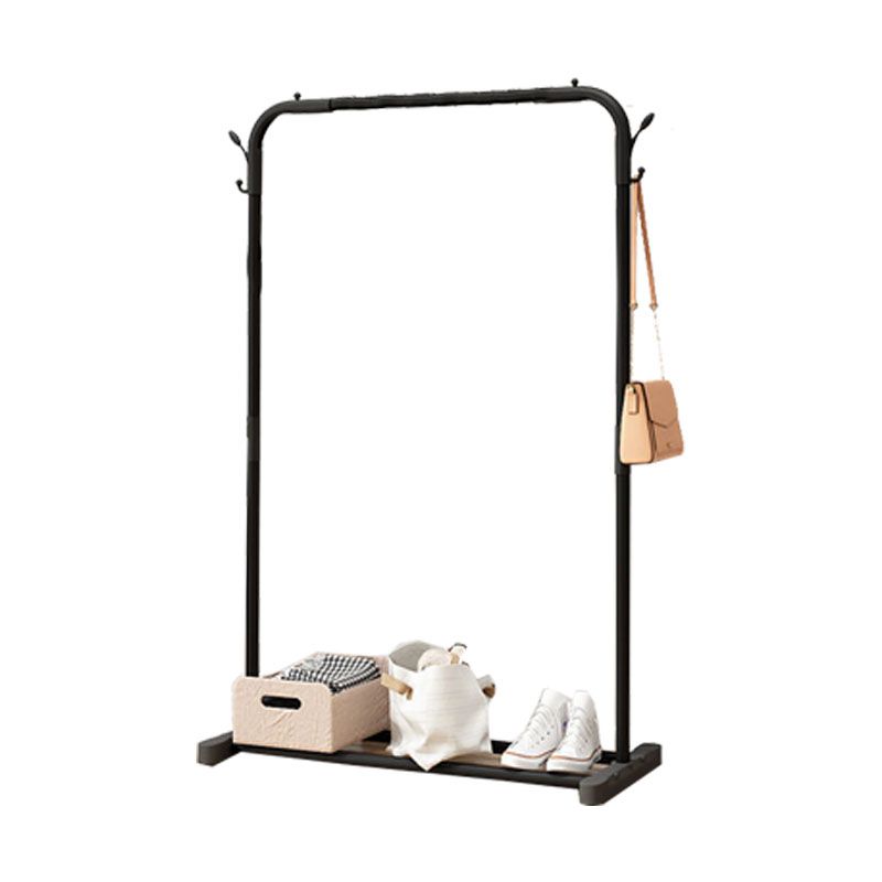 Modern Style Metallic Coat Rack Free Standing Hooks Design Coat Rack With Shelves