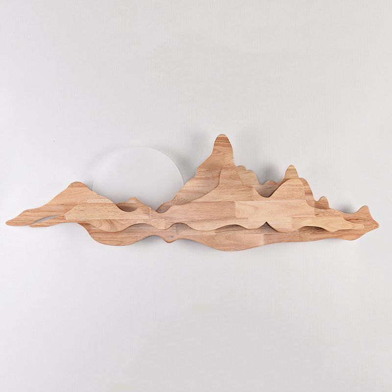 Lampade a 1 lutto Minimalismo in legno Lampade per la lampada da parete da tè lampada da parete