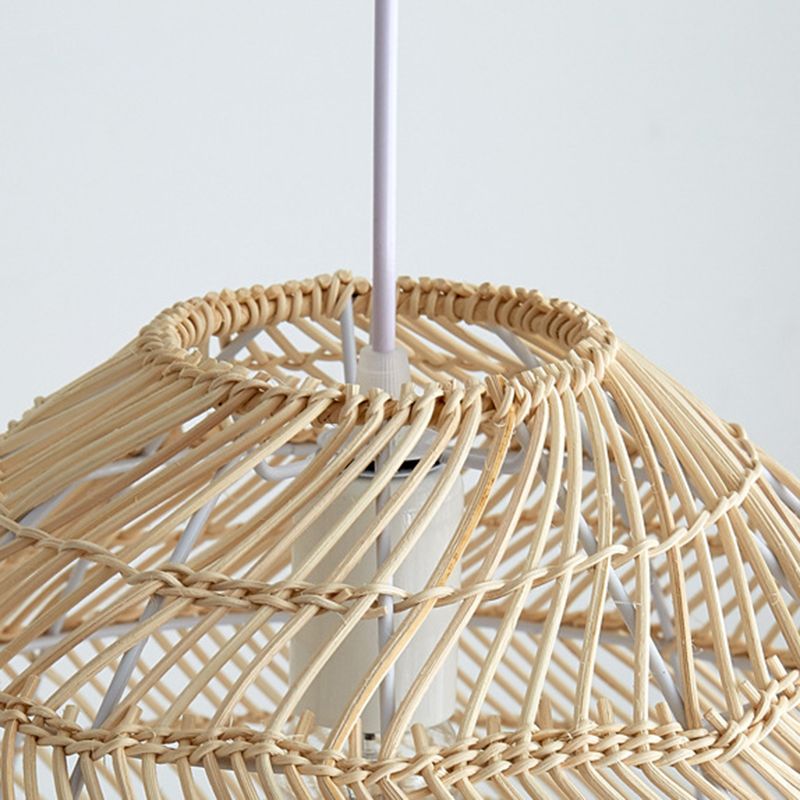 Minimalist Handmade Hanging Light, 1-Light Pendant Lighting for Restaurant