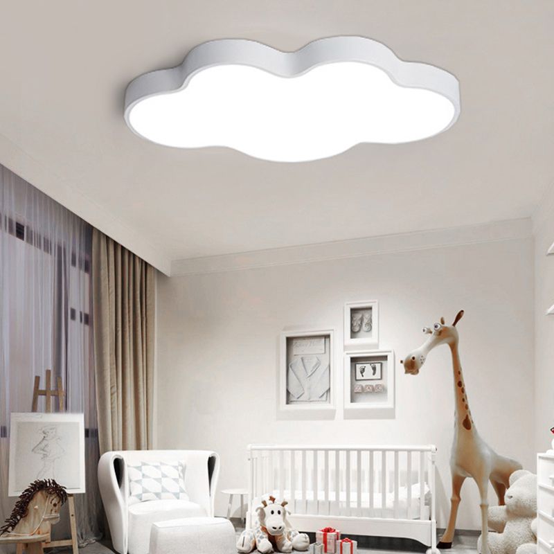 Nuage de nuages Fixtures Macaron Acrylique Fixation du plafond pour la chambre à coucher