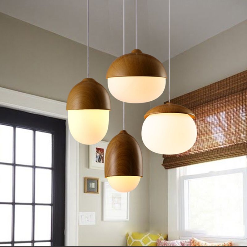 1 leichte hängende Lichter moderne einfache Wasserglasdecke für das Restaurant