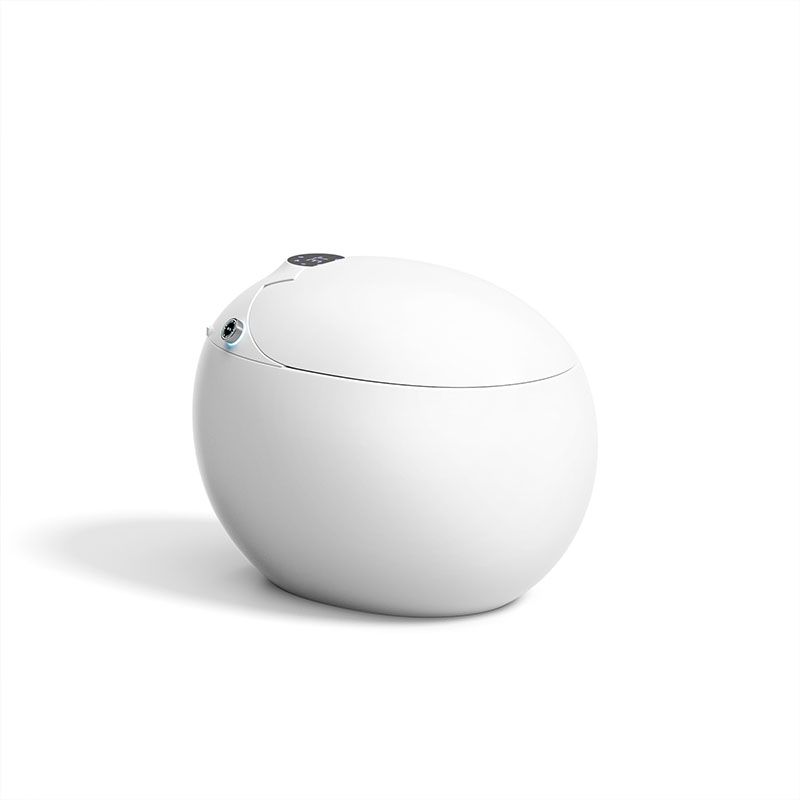 Modern Auto One Piece Toilet Siphon Jet Round Toilet with Sterilization Function