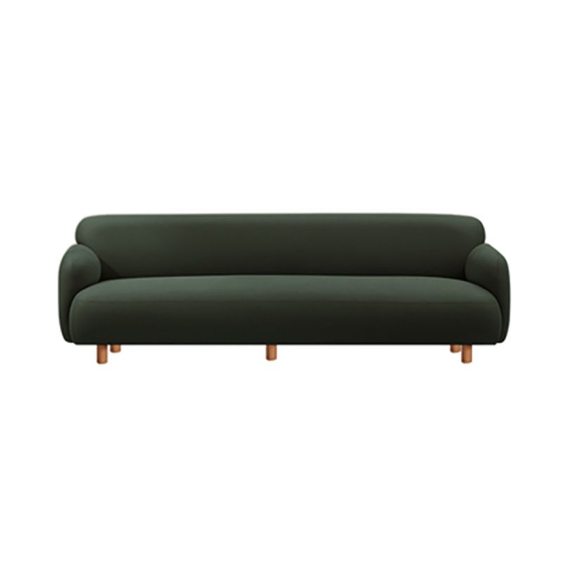 Faux Leather Modern Tight Back Standard Stain Resistant Settee Couch