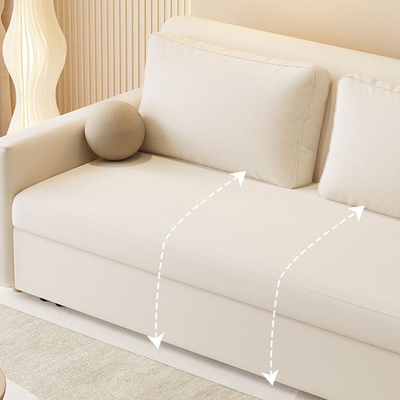 31" Wide Scandinavian Futon Sofa Bed Cushion Back Futon Sleeper Sofa