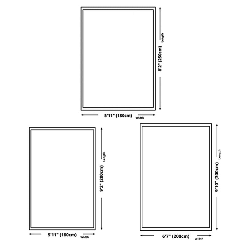 Brown Modern Carpet Polyester Tiger Carpet Non-Slip Backing Carpet for Living Room