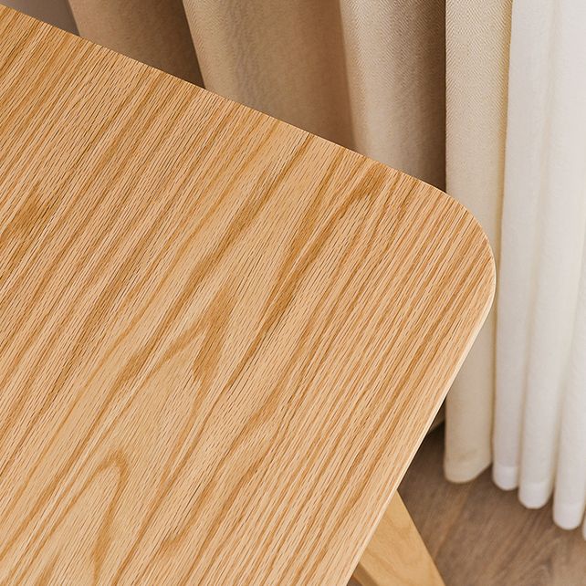 Contemporary Solid Wood Bar Dining Table Rectangle Bar Table in Natural