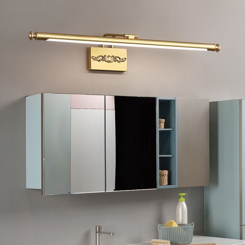 Thin-Line Metal Wall Mounted Lights Modern Wall Lighting Ideas for Bathroom