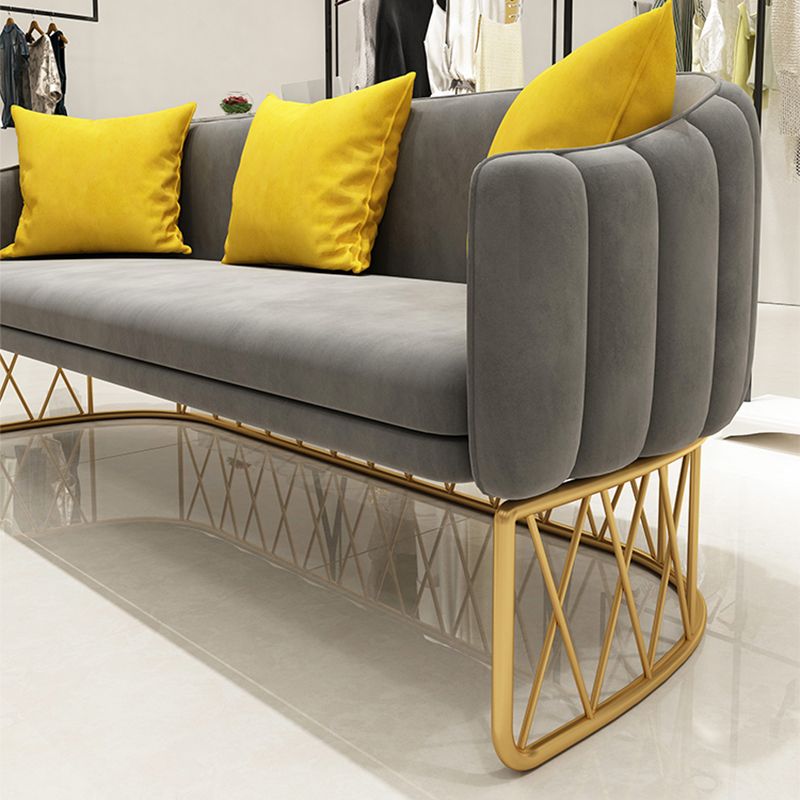 25.59" Wide Tuxedo Arm Sofa with Tight Back Modern Sofa for Living Room