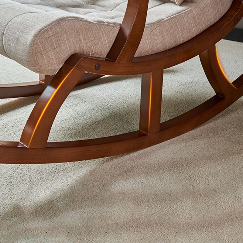 26.37" L x 49.21" W x 35.03" H Upholstered Lounge Chair Solid Wood Frame Accent Chair