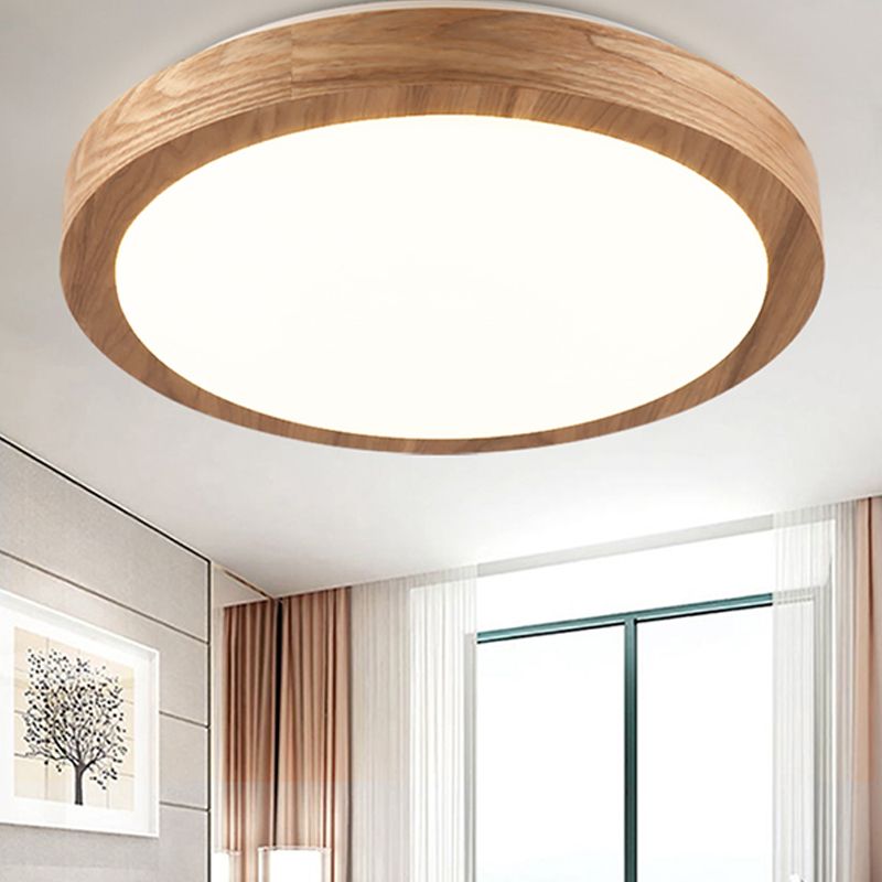 Luz de techo de montaje moderno de la luz de techo 1-Luz de montaje a ras de luz de techo con sombra acrílica