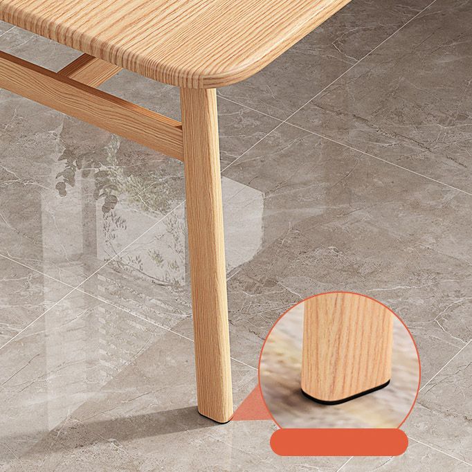 Contemporary Rectangle Kitchen Dinner Table 4 Legs Dining Table