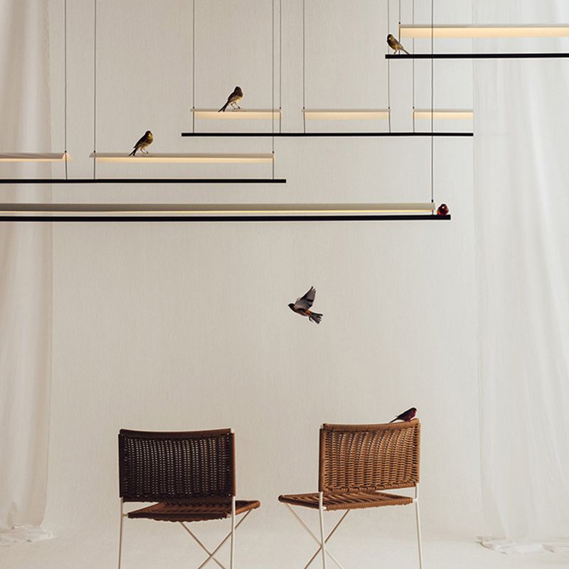 Lámpara de colgante de restaurante LED White Light de Geometry Island Modern Island