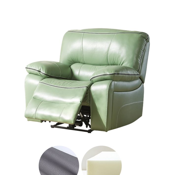 Contemporary Standard Recliner Metal Swivel Rocker Indoor Solid Color