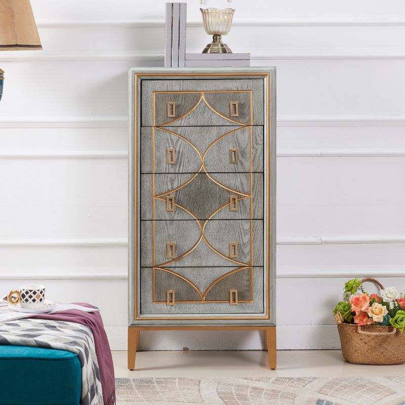 14.82-inch Width Modern Storage Chest Dresser Manufactured Wood Storage Chest