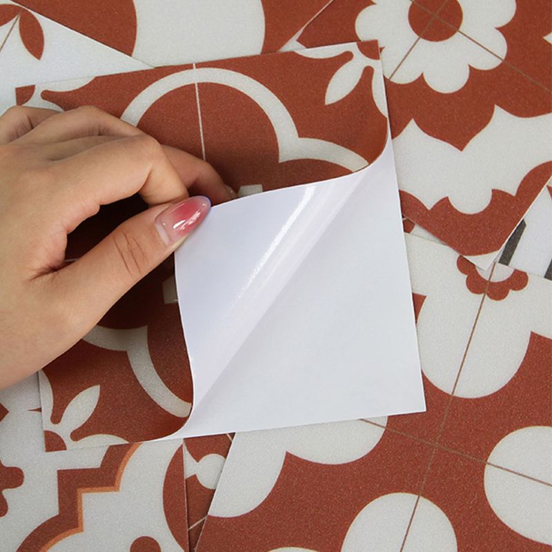 Peel and Stick Vinyl Flooring PVC Patterned Vinyl Flooring with Square Edge