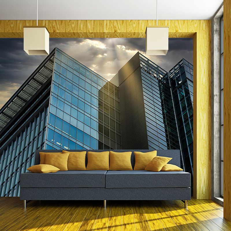 Customized Construction Mural Environmental Modern Living Room Decoration