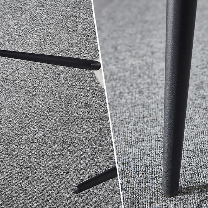 Home Dining Room Chair Faux Leather Side Wingback Armless Chair