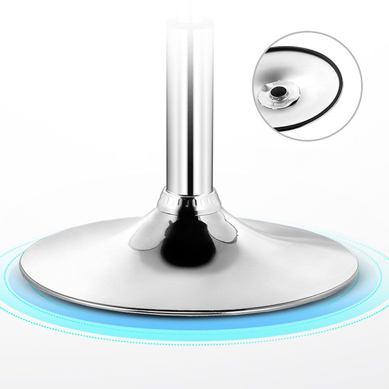 Verstelbare hoogte bekleed aan tegenste krukken Scandinavische barkrukken met chromen basis