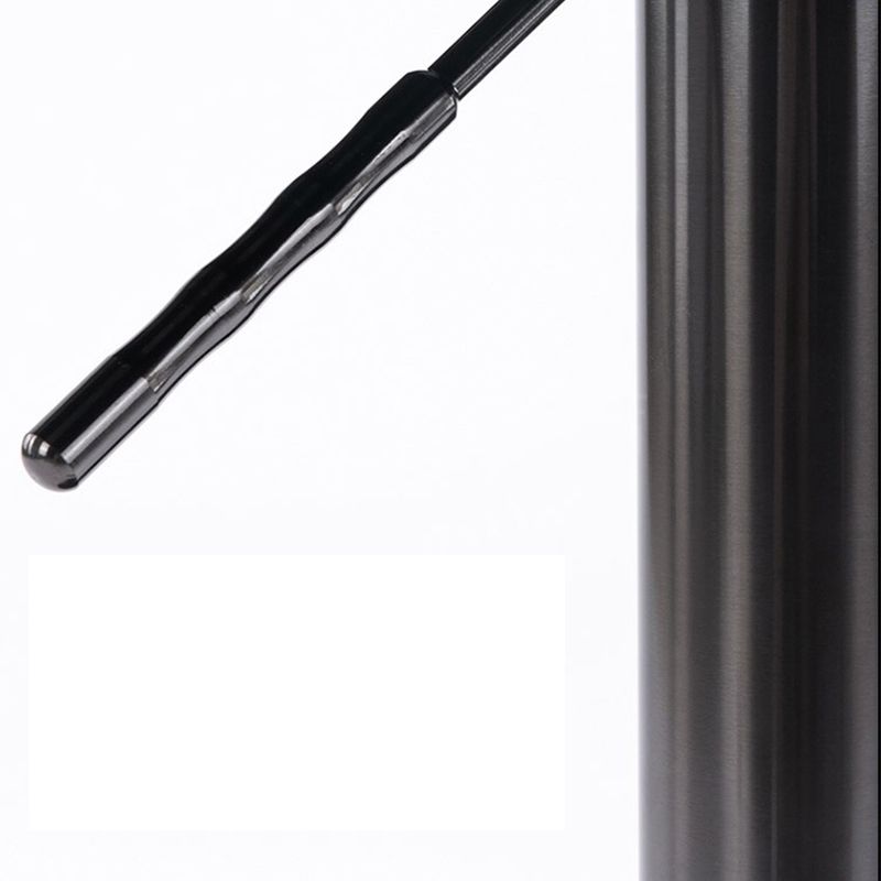 Industrial Style Liftable Bar Stool PU Leather Counter Bar Stool with Metal Legs for Home