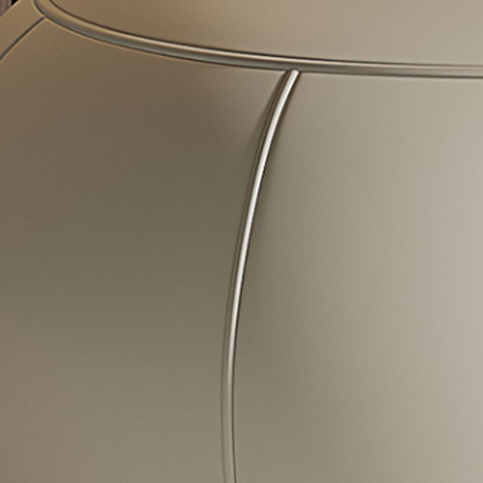 Solid Color Lounge Chair Living Room Round Base Side Fixed Back Chair