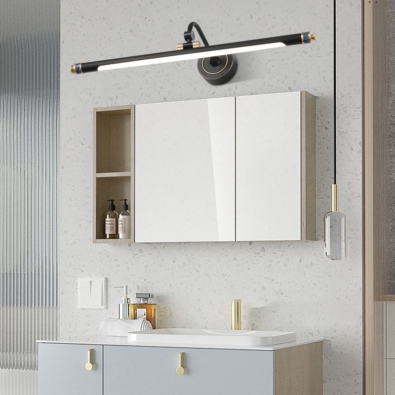 LED Vanity Light Fixtures Traditional Mirror Front Lighting with Acrylic Shade