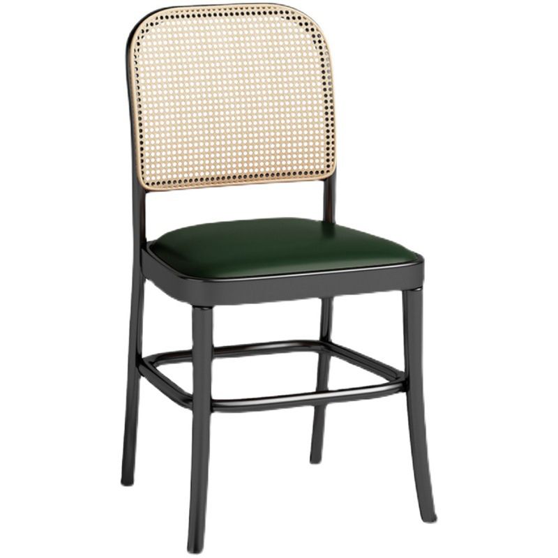 Contemporary Metal Kitchen Dining Side Chair Open Back Dining Side Chair