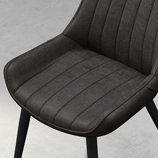 Sillas de comedor tapizadas de estilo moderno, sillas laterales con respaldo sólido para uso doméstico