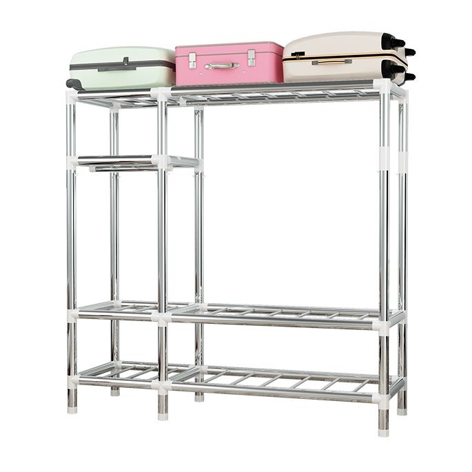 Modern Style Metal Wardrobe Cloth Rod Included Wardrobe Closet for Bedroom