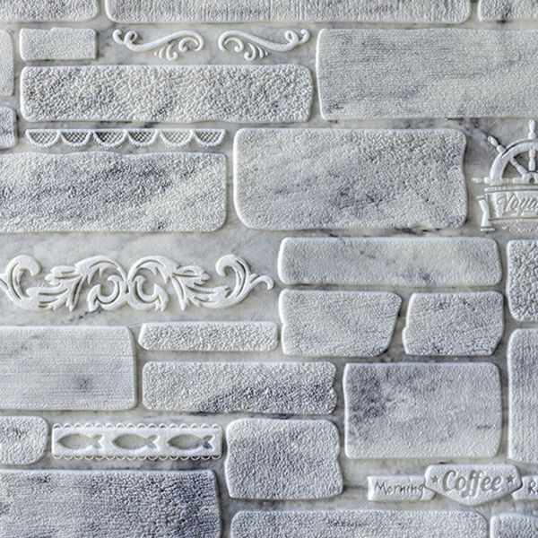 Modern Wall Paneling Peel and Stick Brick 3D Print Waterproof Wall Panel
