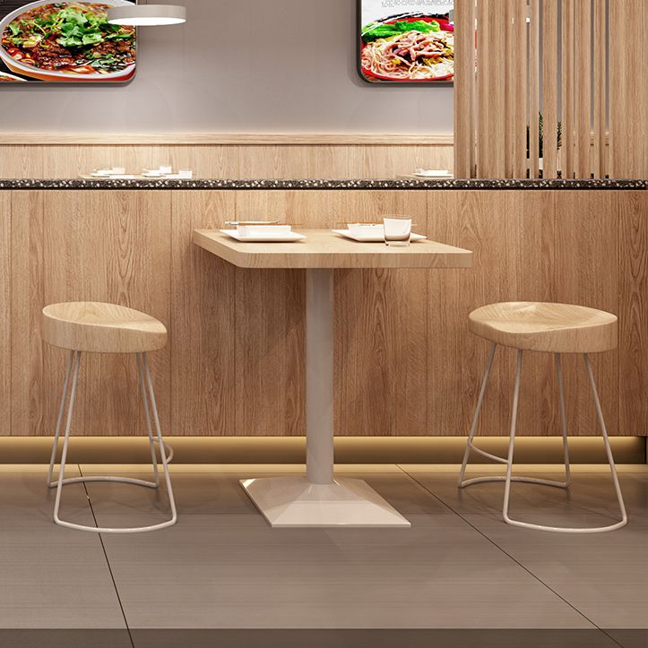 Industrial Style Dining Room Table Home Kitchen Dinner Furniture with Metal Base