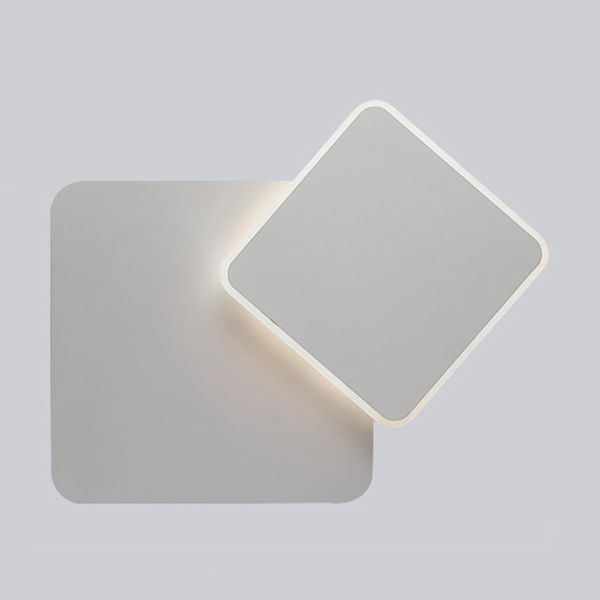 Minimalismus -Stil rotierende Wandleuchte LED -Wandlampe für Schlafzimmer Wohnzimmer