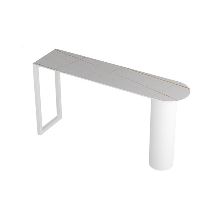 Modern Style 1/2/3/5 Pieces Sintered Stone Pub Table Set Fixed Table Counter Table