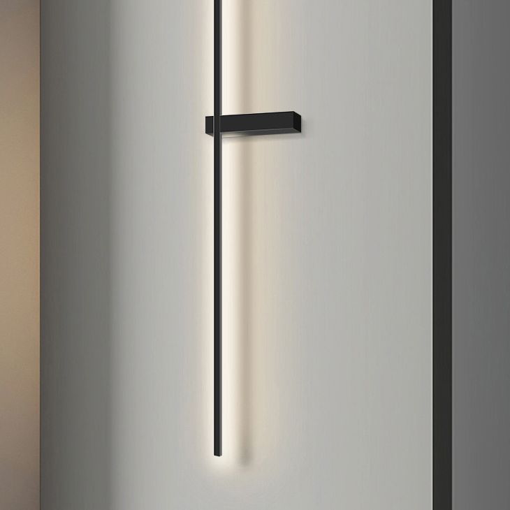 Modern Wall Lights Linear Wall Sconce Lighting Metal 1 Light Sconce Light Fixture
