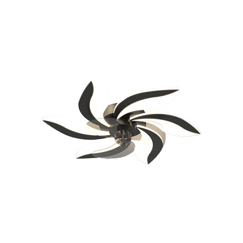 Metal Geometric Fan Ceiling Lighting Modern Style Multi-Light Flush Mount Lamp