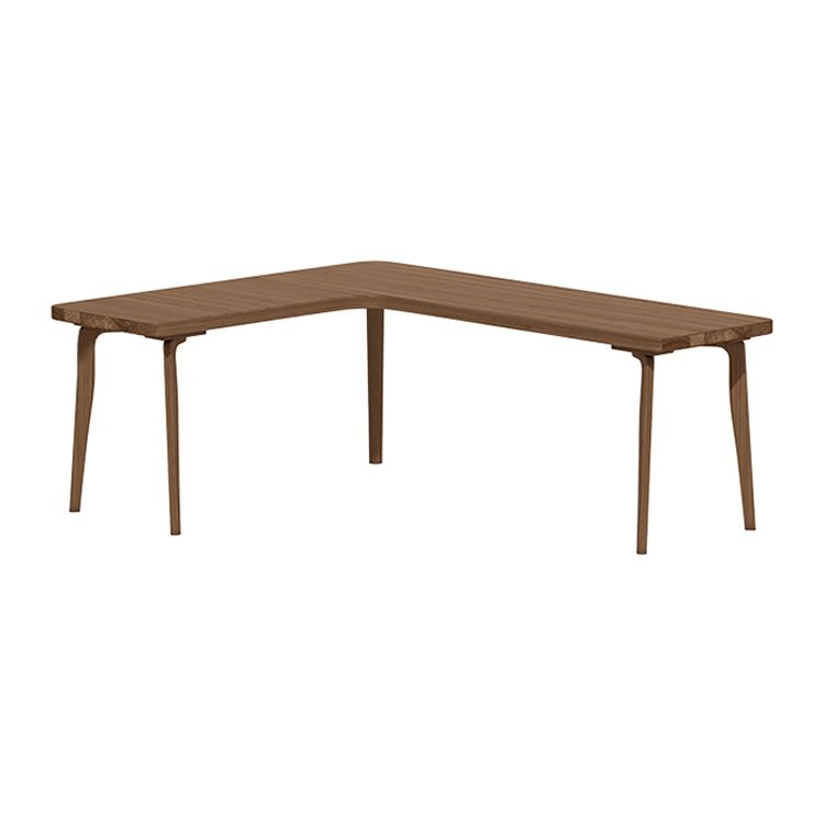 Simple L-Shaped Office Desk 29.6-inch High Home Desk for Bedroom and Living Room