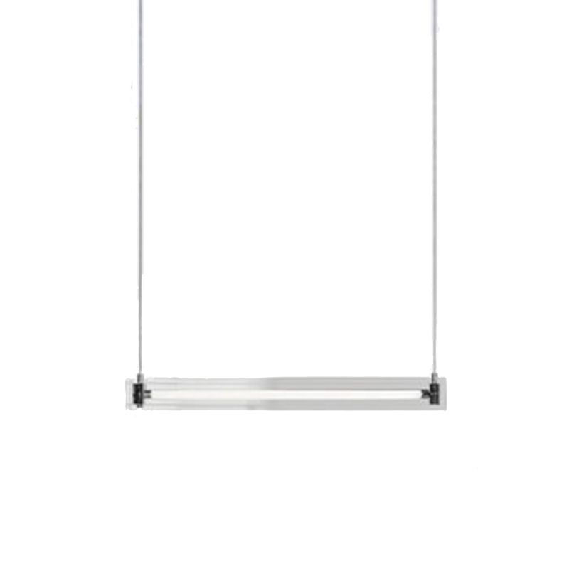 Clear Glass Ceiling Pendant Light Modern LED Kitchen Island Fixture