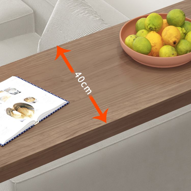 Modern Living Room Solid Wood Double pedestal Bar Dining Table