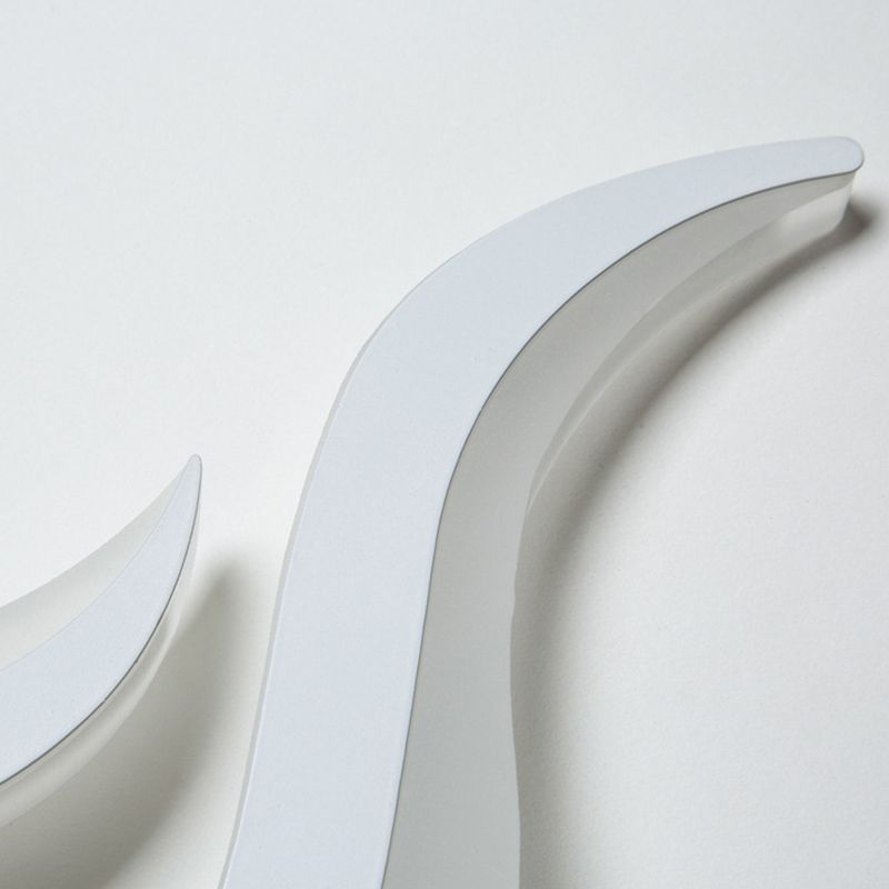 Lamme di fiamma a parete flame sconde acriliche in stile minimalista moderno