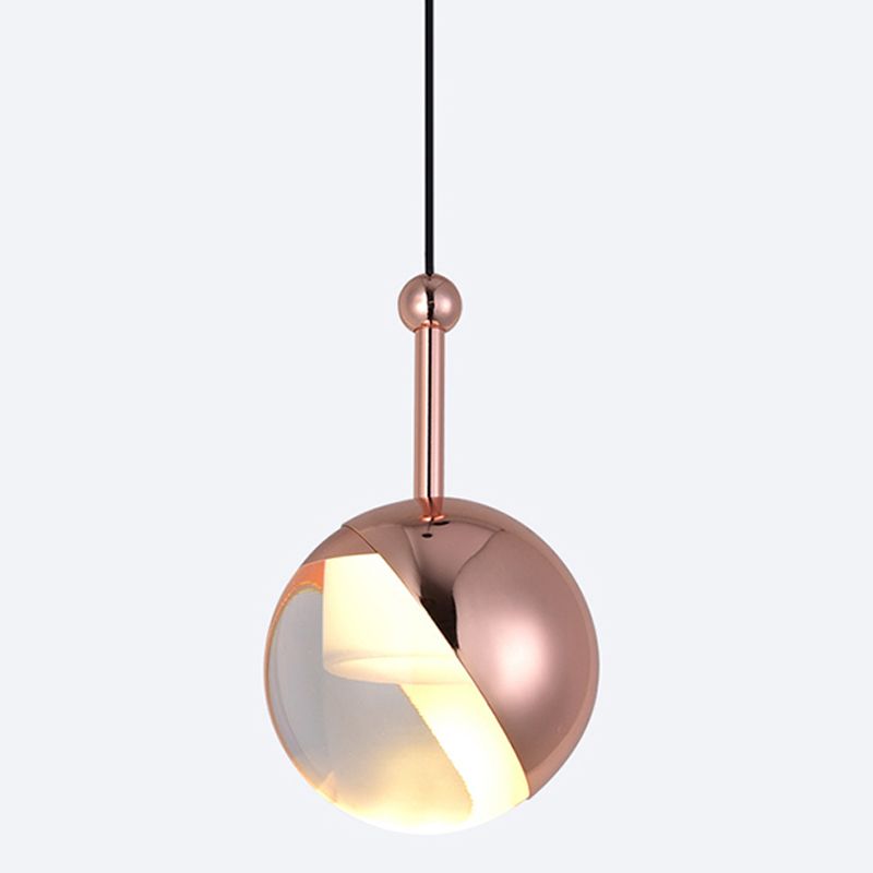 Aluminium Globe LED -Pendelleuchte in moderner Luxusstil Kristalllampe Kristalllampe