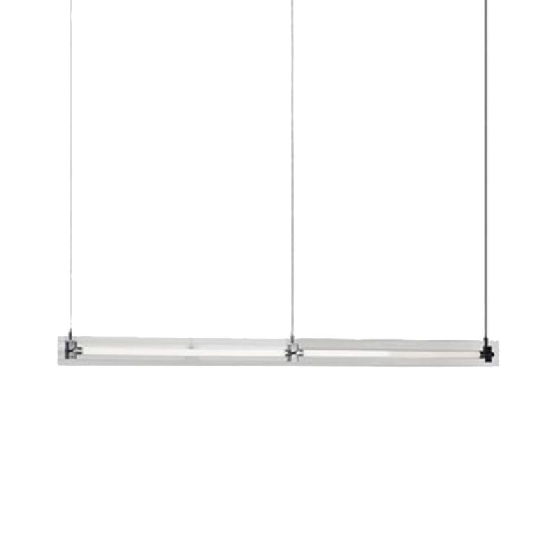Clear Glass Ceiling Pendant Light Modern LED Kitchen Island Fixture