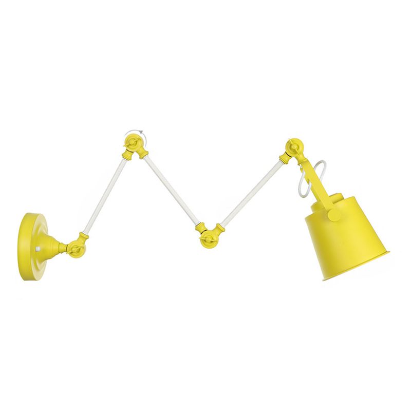 Longueur du bras réglable lampe murale macaron colorée moderne style simplicité style applique de bulbe lumière pour l'allée du couloir