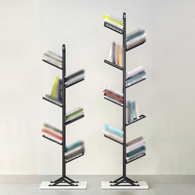 Modern Style Metal Bookshelf Etagere Shelf Bookcase for Home