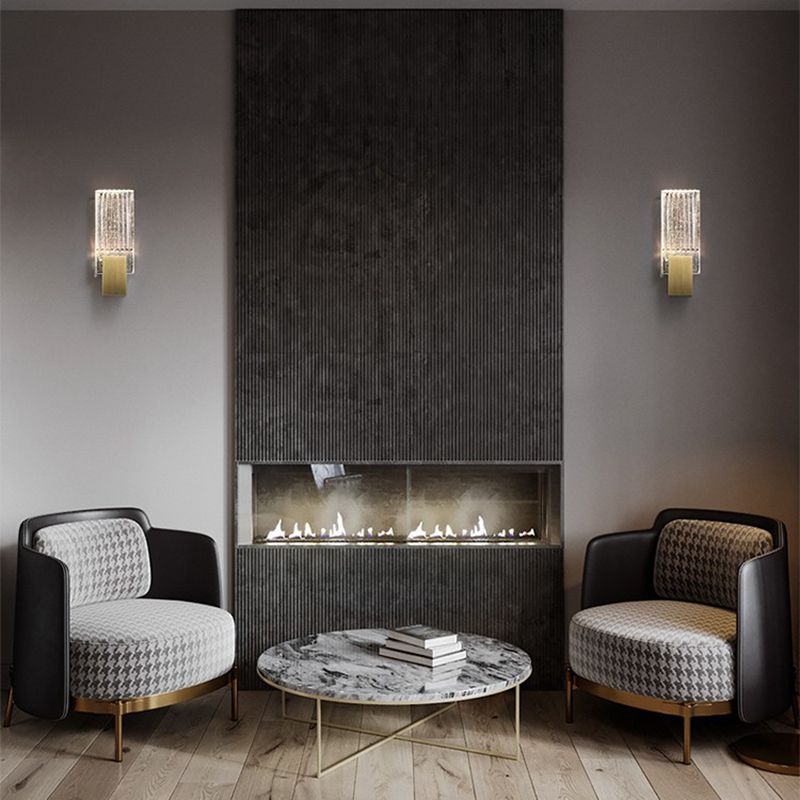 Lámpara de montaje de pared de luz de pared cuadrado contemporáneo para dormitorio