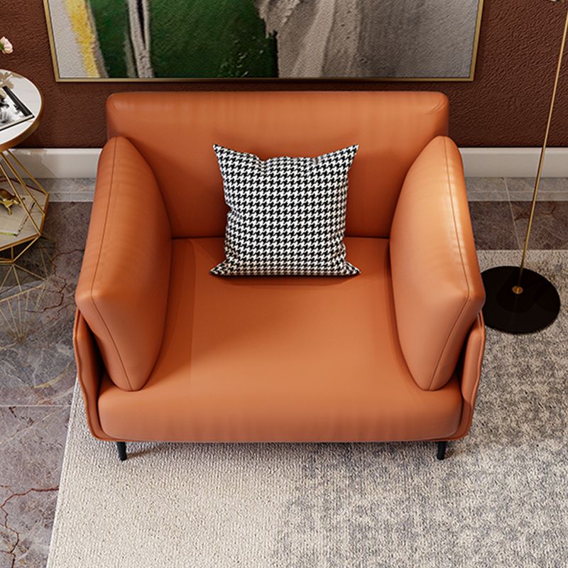 39.37"L x 33.46"W x 33.46"H Contemporary Cushion Back Pillow Top Arms Chair