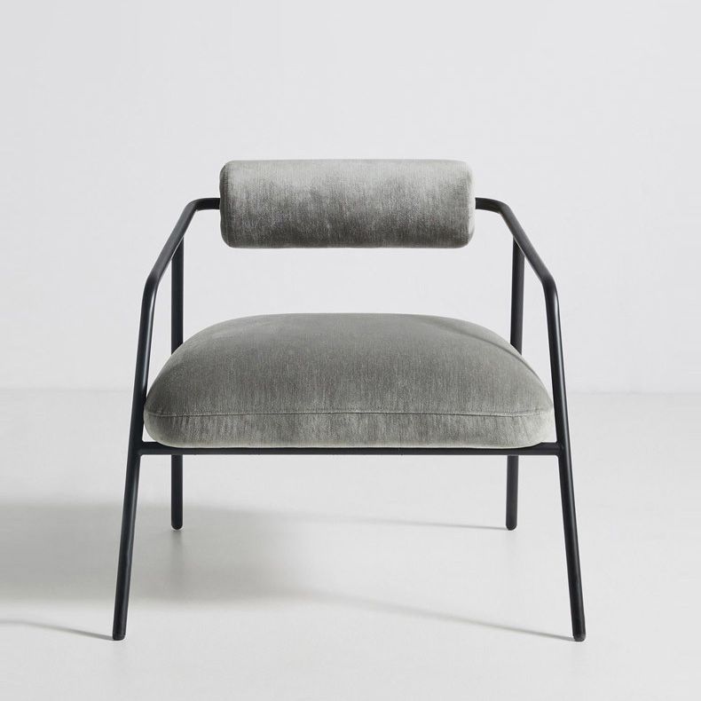 Living Room Contemporary Arm Chair Basic Four Leg Accent Armchair