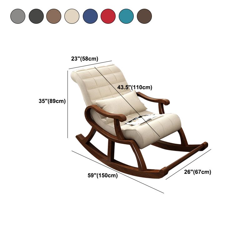 Mid-Century Recliner Chair Tufted Cushions Recliner Chair With A Lumbar Pillow