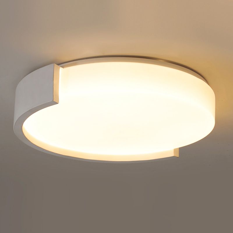 Nuevo Lámpara montada en el techo de acrílico, montaje empotrado de LED cilíndrico moderno, 1 luz, para sala de estar,