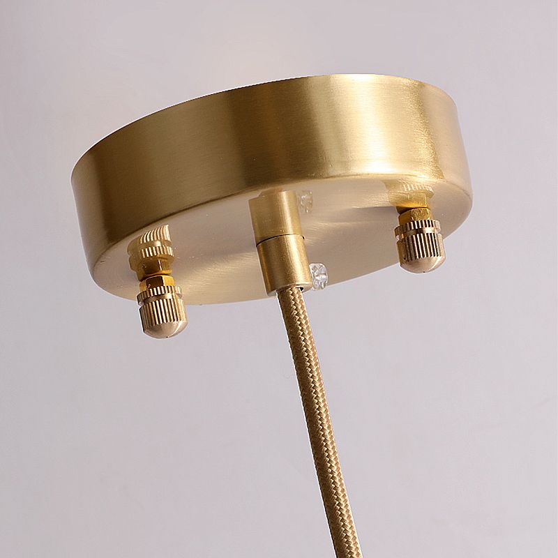 Crystal Single Pendant Lighting Globe Modern Ceiling Light for Living Room